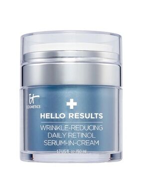 It Cosmetics. Hello Results Wrinkle-Reducing Daily Retinol Serum-In-Cream 1.7oz
